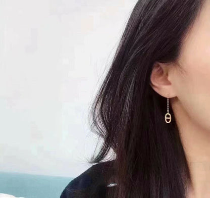 [Hmes]CHAINE TASSEL EARRINGS