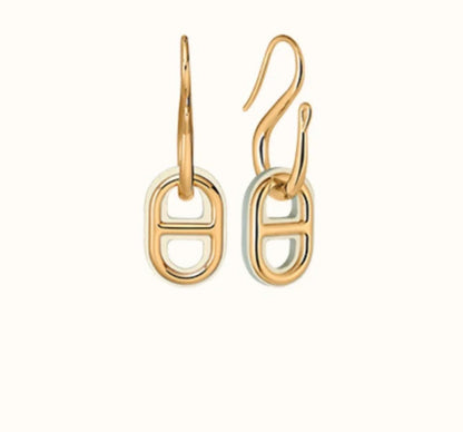 [Hmes]HM O'MAILLON GOLD EARRINGS