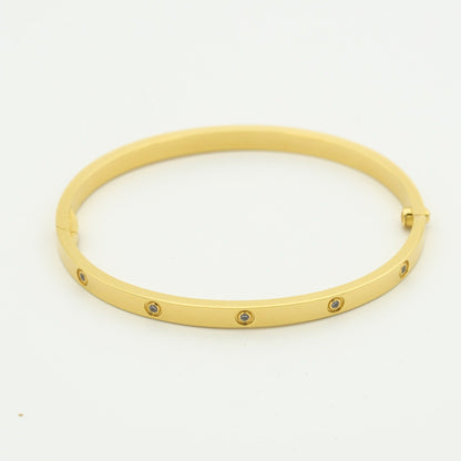 [CAT]LOVE BRACELET 3.65MM 10 DIAMONDS