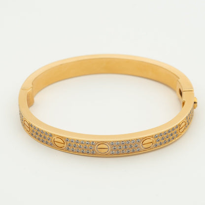 [CAT]LOVE BRACELET 6.1MM DIAMOND-PAVED