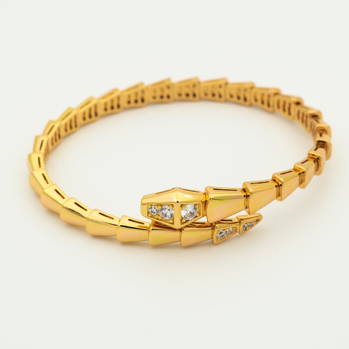 [Blar]SERPENTI BRACELET DIAMONDS PINK GOLD