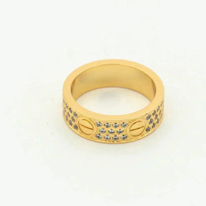 [CAT]LOVE RING 5.5MM DIAMONDS PAVED