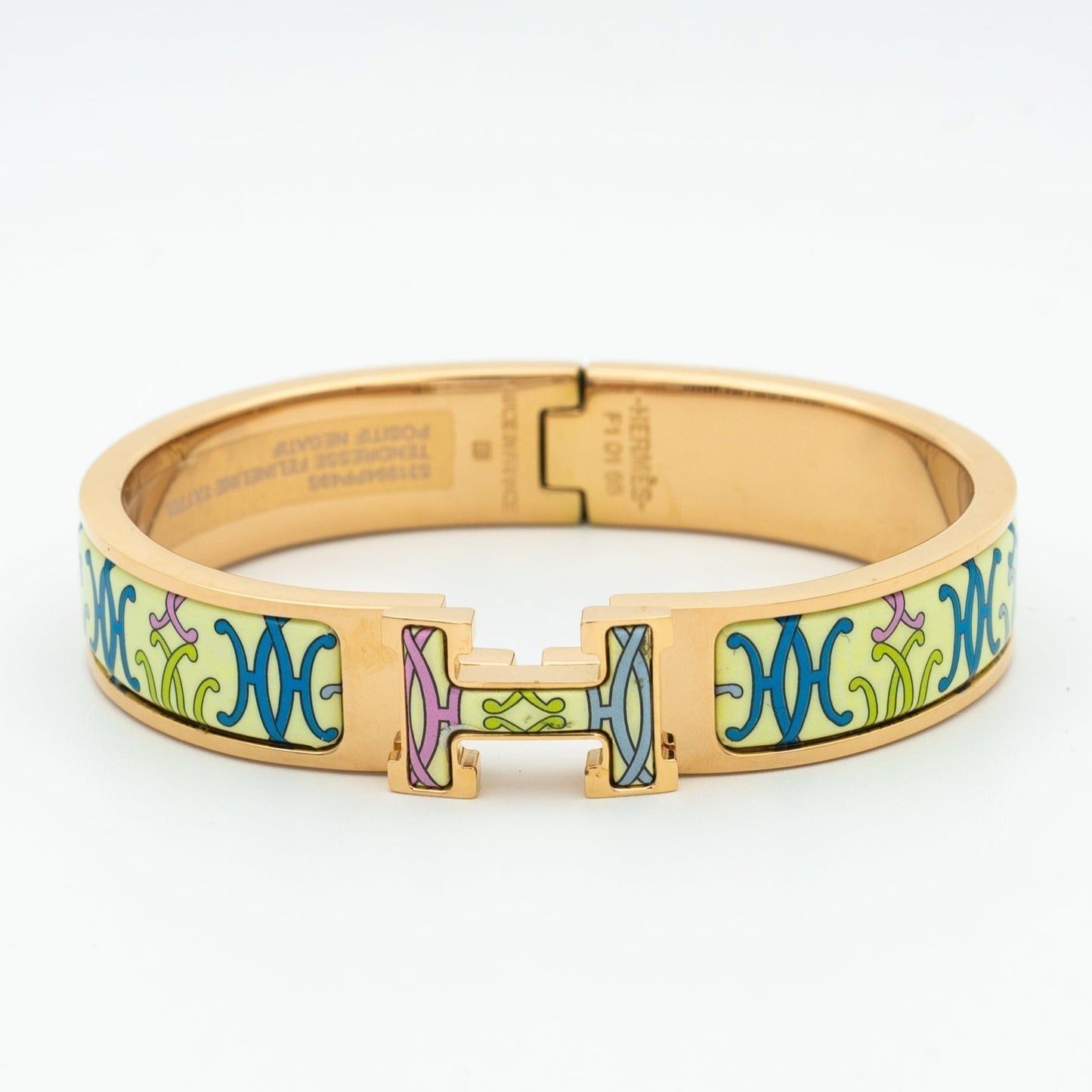 [Hmes]H BRACELET BEIGE MULTICOLOR