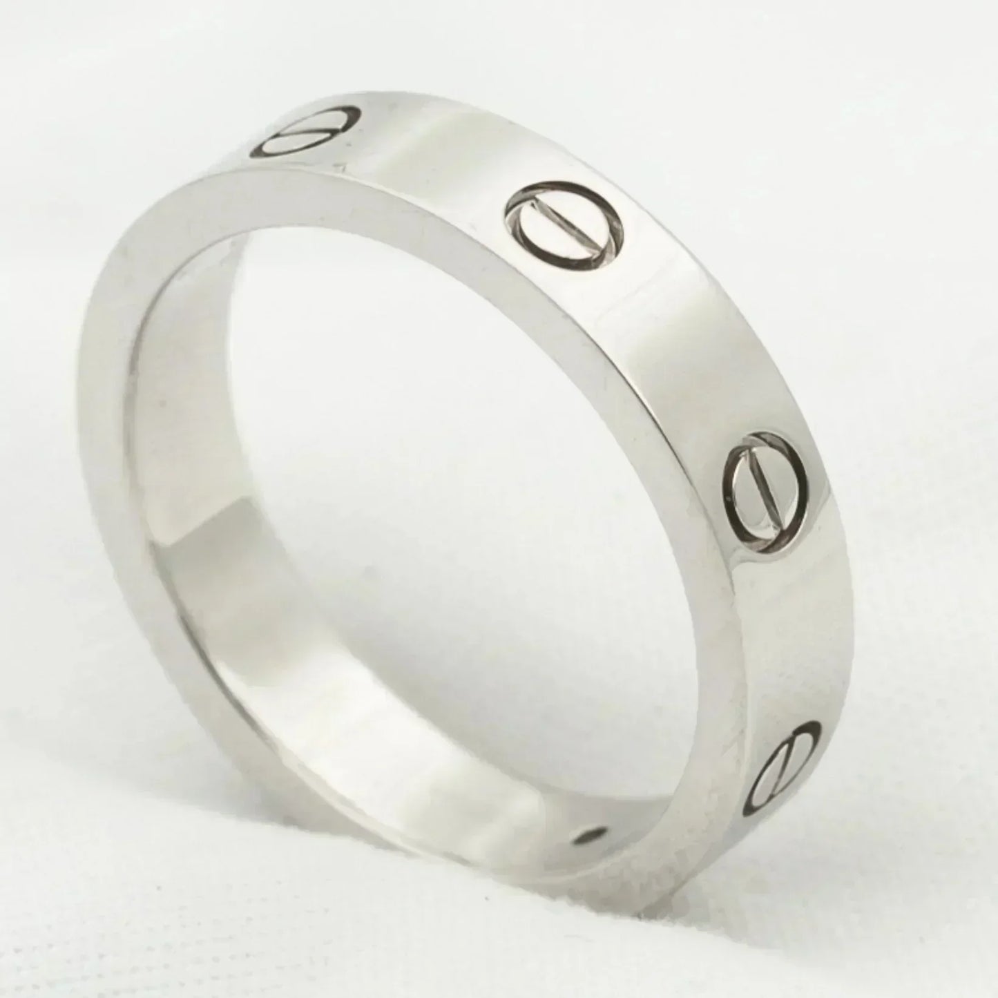 [CAT]LOVE RING 4MM 1 DIAMOND SILVER