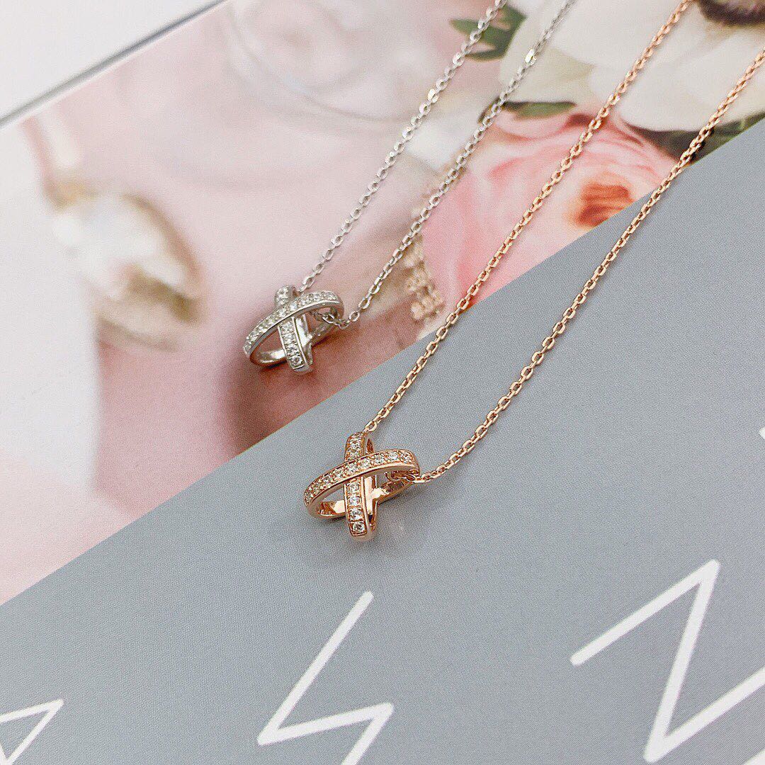 [Chau]JEUX DE DIAMOND NECKLACE