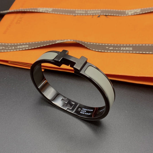 [Hmes]CLIC HM SO BLACK GREY BRACELET