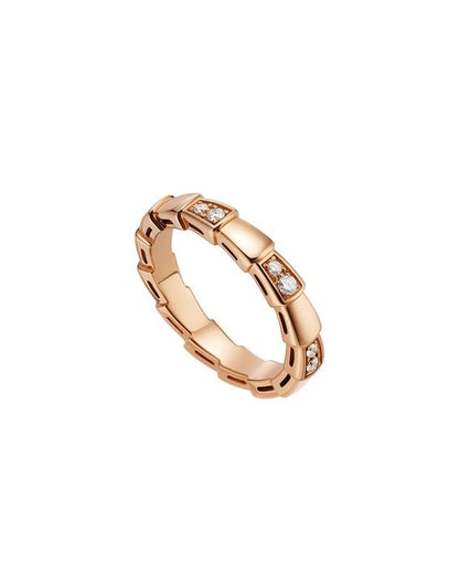 [Blar]SERPENTI RING PINK GOLD  3MM