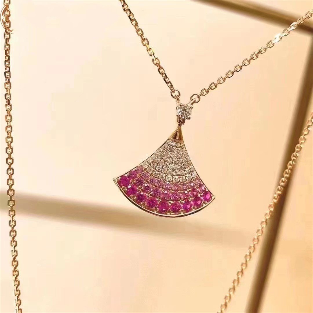 [Blar]DREAM NECKLACE PINK GOLD PINK DIAMOND