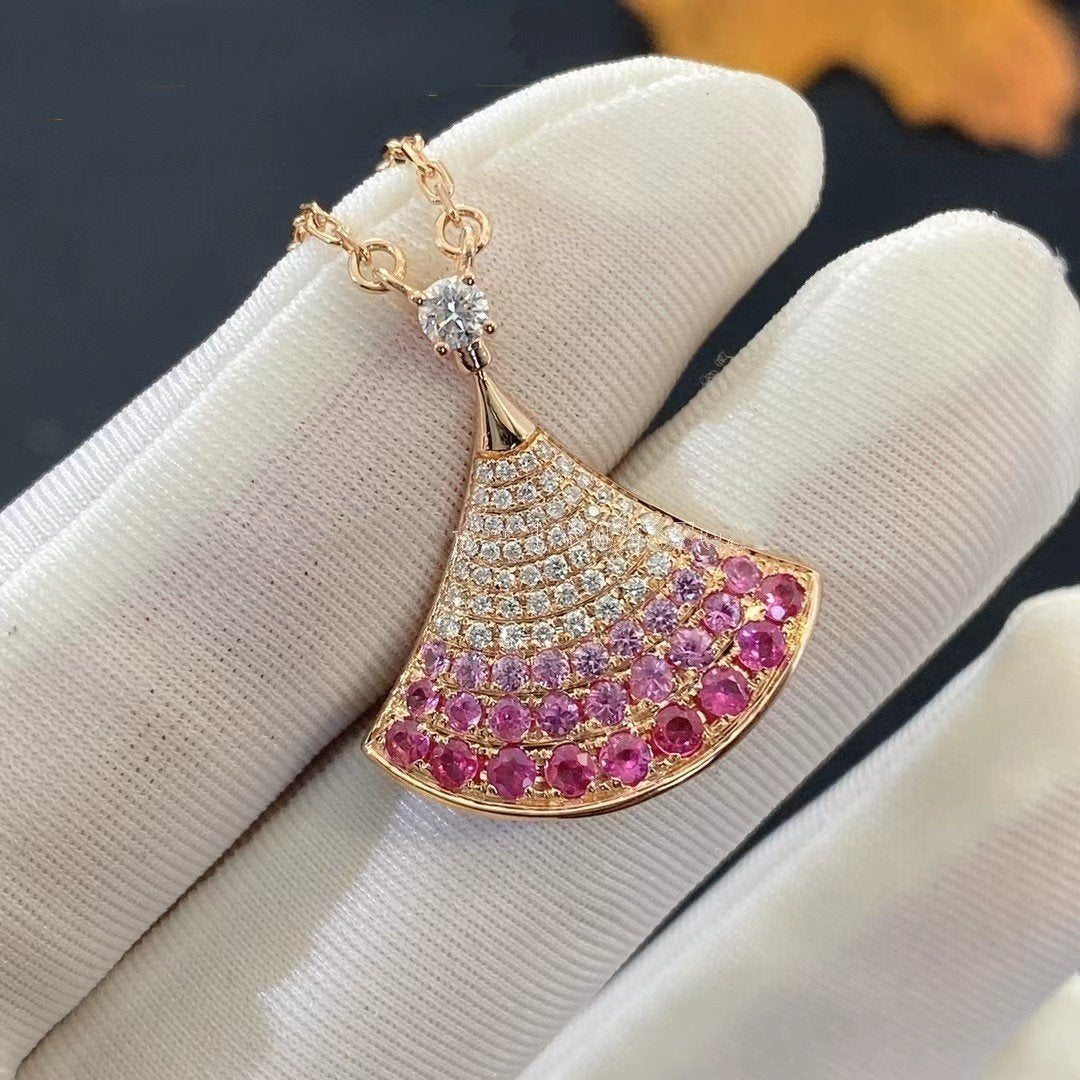 [Blar]DREAM NECKLACE PINK GOLD PINK DIAMOND