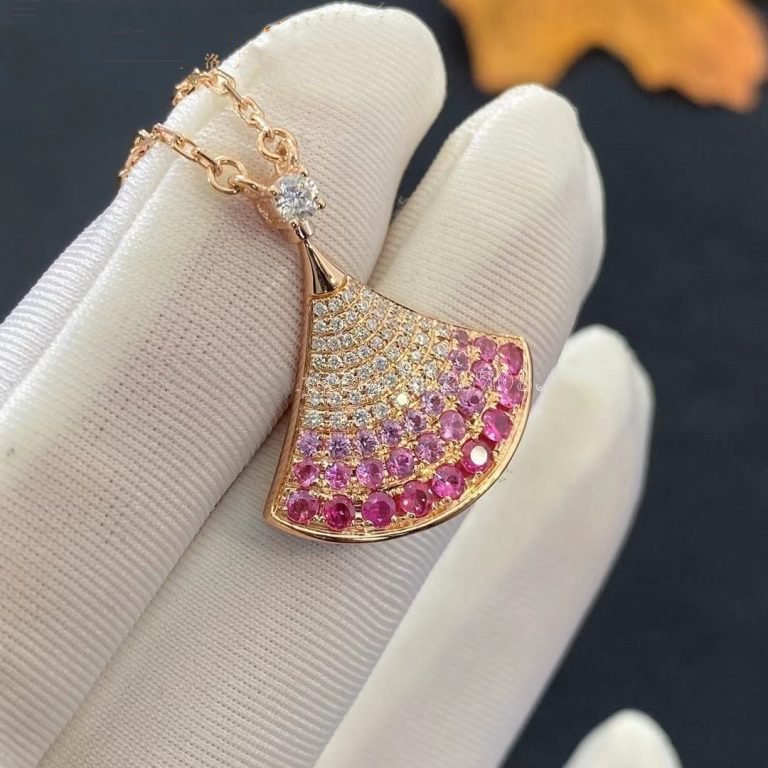 [Blar]DREAM NECKLACE PINK GOLD PINK DIAMOND