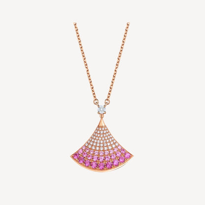 [Blar]DREAM NECKLACE PINK GOLD PINK DIAMOND