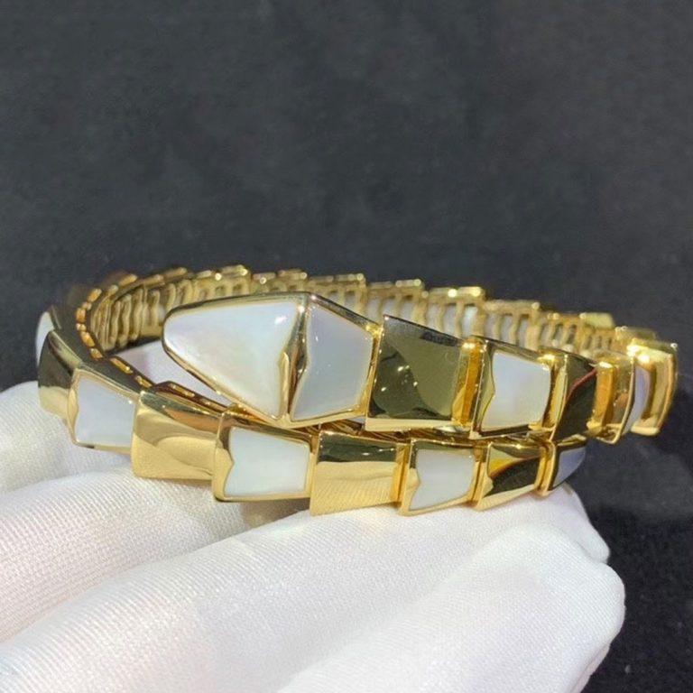 [Blar]SERPENTI BRACELET MOP GOLD