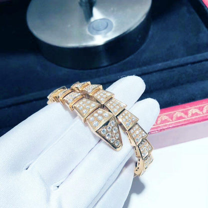 [Blar]SERPENTI BRACELET 8MM PINK GOLD DIAMOND