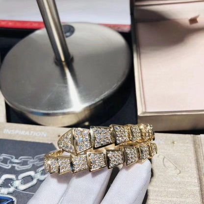 [Blar]SERPENTI BRACELET 8MM GOLD DIAMOND