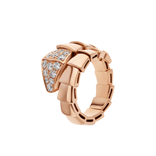 [Blar]SERPENTI RING PINK GOLD DIAMOND