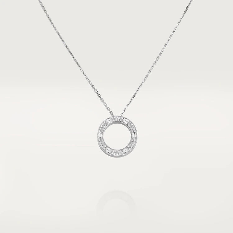 [CAT]LOVE NECKLACE ADJUSTABLE SILVER