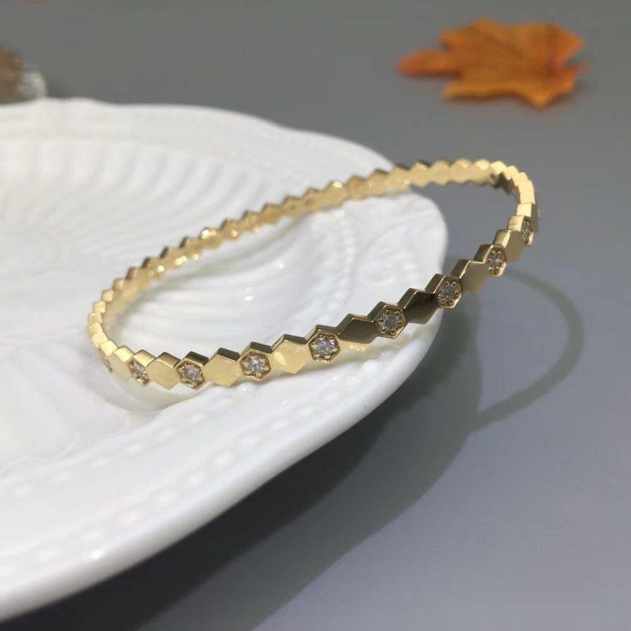 [Chau]BEE LOVE GOLD DIAMOND BRACELET