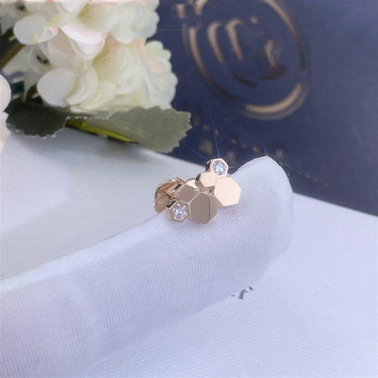 [Chau]BEE LOVE PINK GOLD DIAMOND EARRINGS