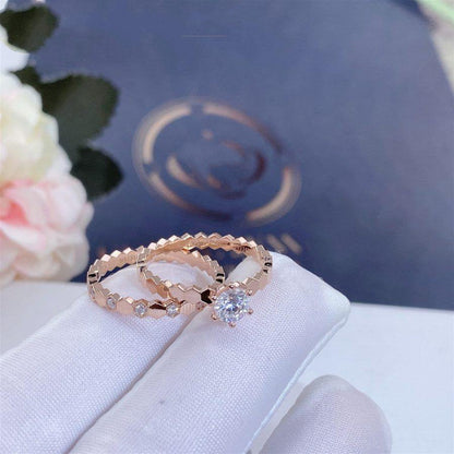 [Chau]BEE LOVE RING PINK GOLD 1 DIAMOND