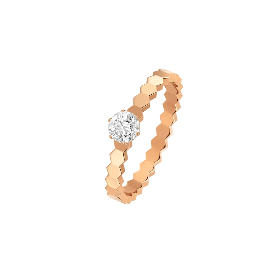 [Chau]BEE LOVE RING PINK GOLD 1 DIAMOND