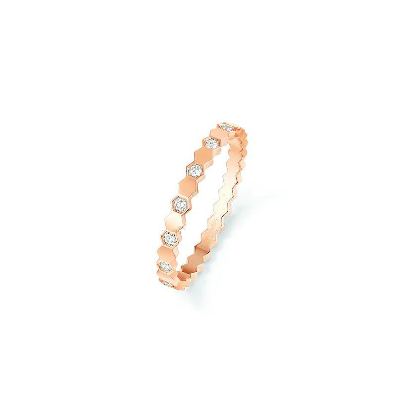 [Chau]BEE LOVE RING PINK GOLD DIAMOND