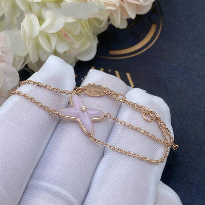 [Chau]JEUX BRACELET PINK MOP PINK GOLD 1 DIAMOND