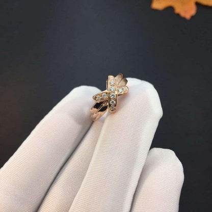 [Chau]JEUX DE PINK GOLD DIAMOND RING