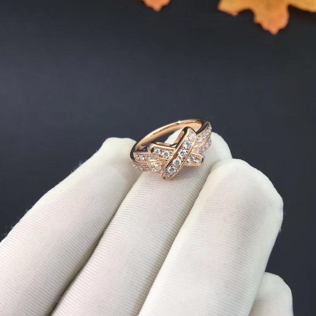 [Chau]JEUX DE RING PINK GOLD DIAMOND