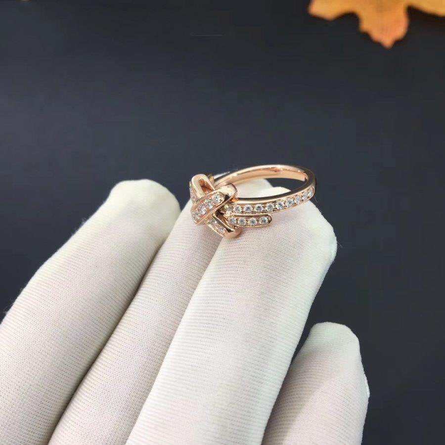 [Chau]JEUX DE RING PINK GOLD DIAMOND