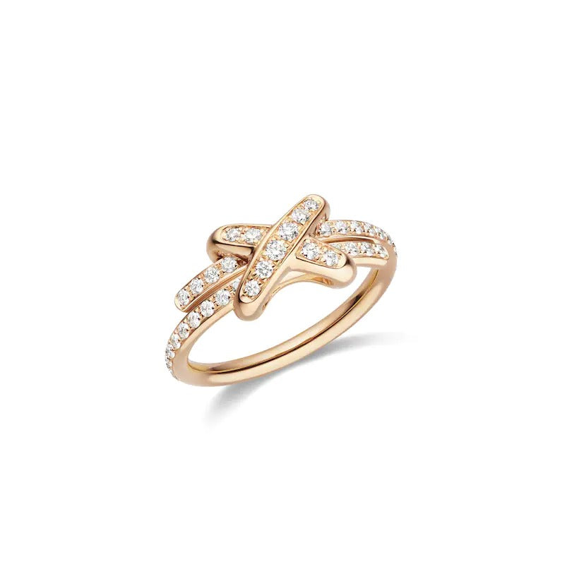 [Chau]JEUX DE RING PINK GOLD DIAMOND