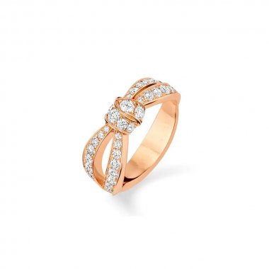 [Chau]LIENS PINK GOLD DIAMOND RING