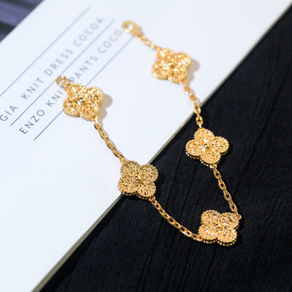 [VCA]CLOVER 5 MOTIFS BRONZING BRACELET