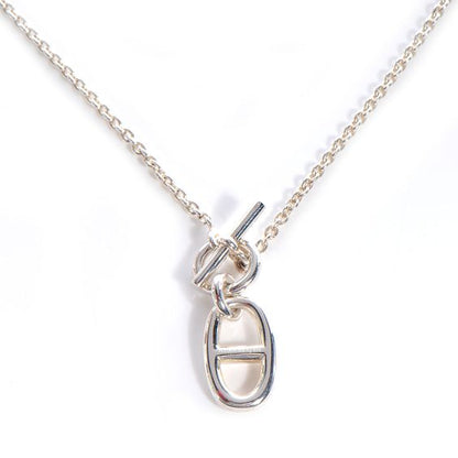 [Hmes]HM CHAINE D'ANCRE PENDANT NECKLACE STERLING SILVER