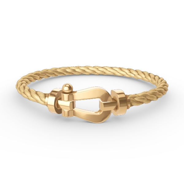 [Frd]FORCE LARGE HORSESHOE NO DIAMOND BRACELET GOLD