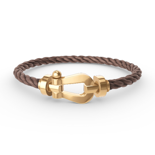 [Frd]FORCE LARGE HORSESHOE NO DIAMOND BRACELET GOLD