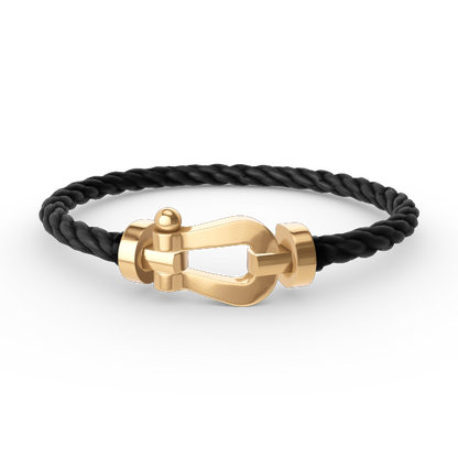 [Frd]FORCE LARGE HORSESHOE NO DIAMOND BRACELET GOLD