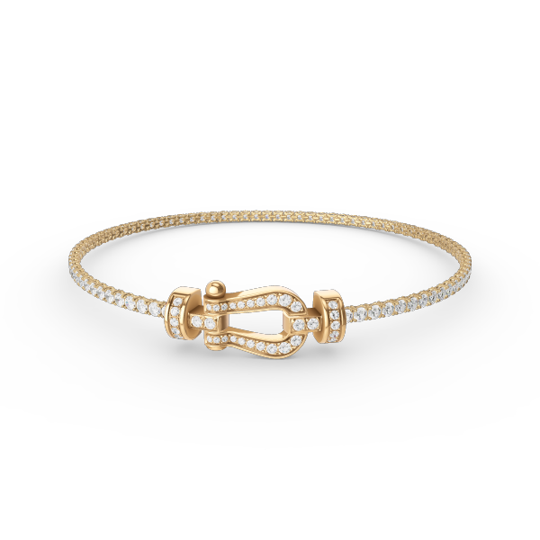 [Frd]FORCE  HORSESHOE  DIAMOND TENNIS BRACELET