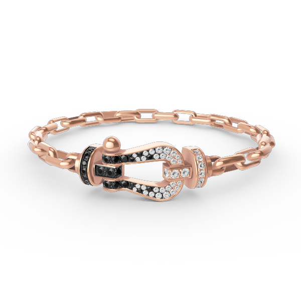 [Frd]FORCE LARGE HORSESHOE CLASP  METAL BRACELET