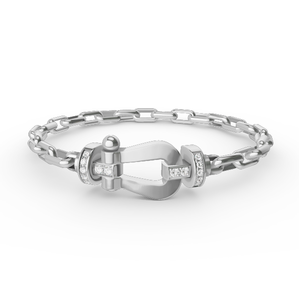 [Frd]FORCE LARGE HORSESHOE CLASP  METAL BRACELET