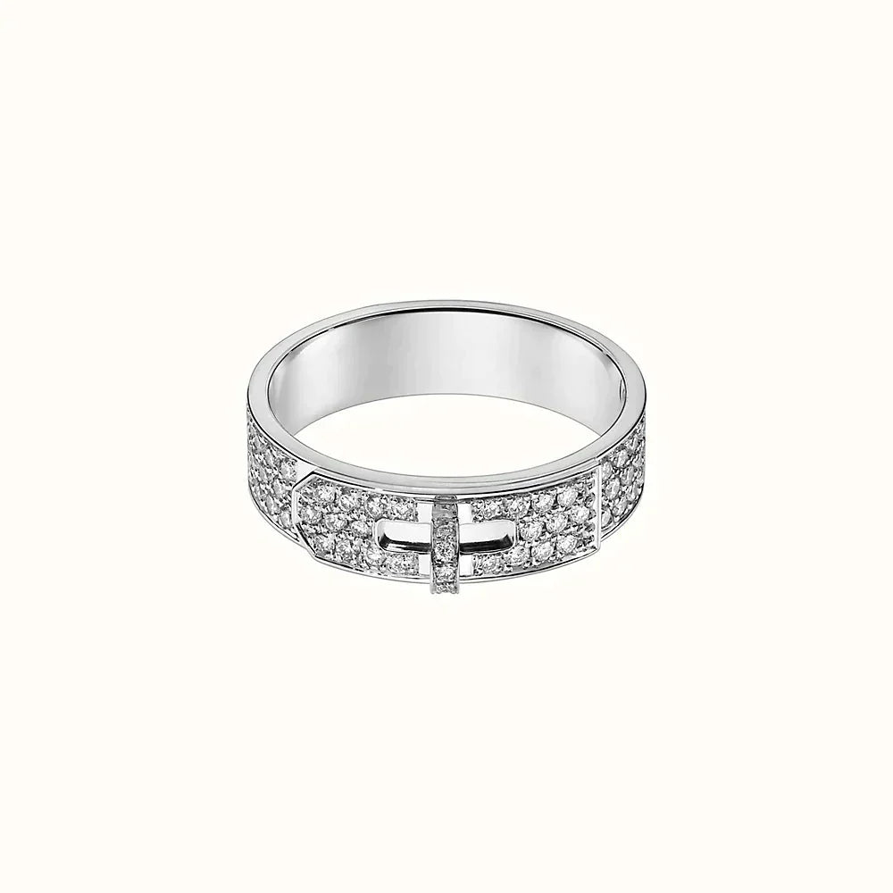 [Hmes]KELLY SILVER DIAMOND RING