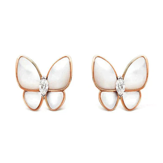 [VCA]BUTTERFLY MOP DIAMOND EARRINGS