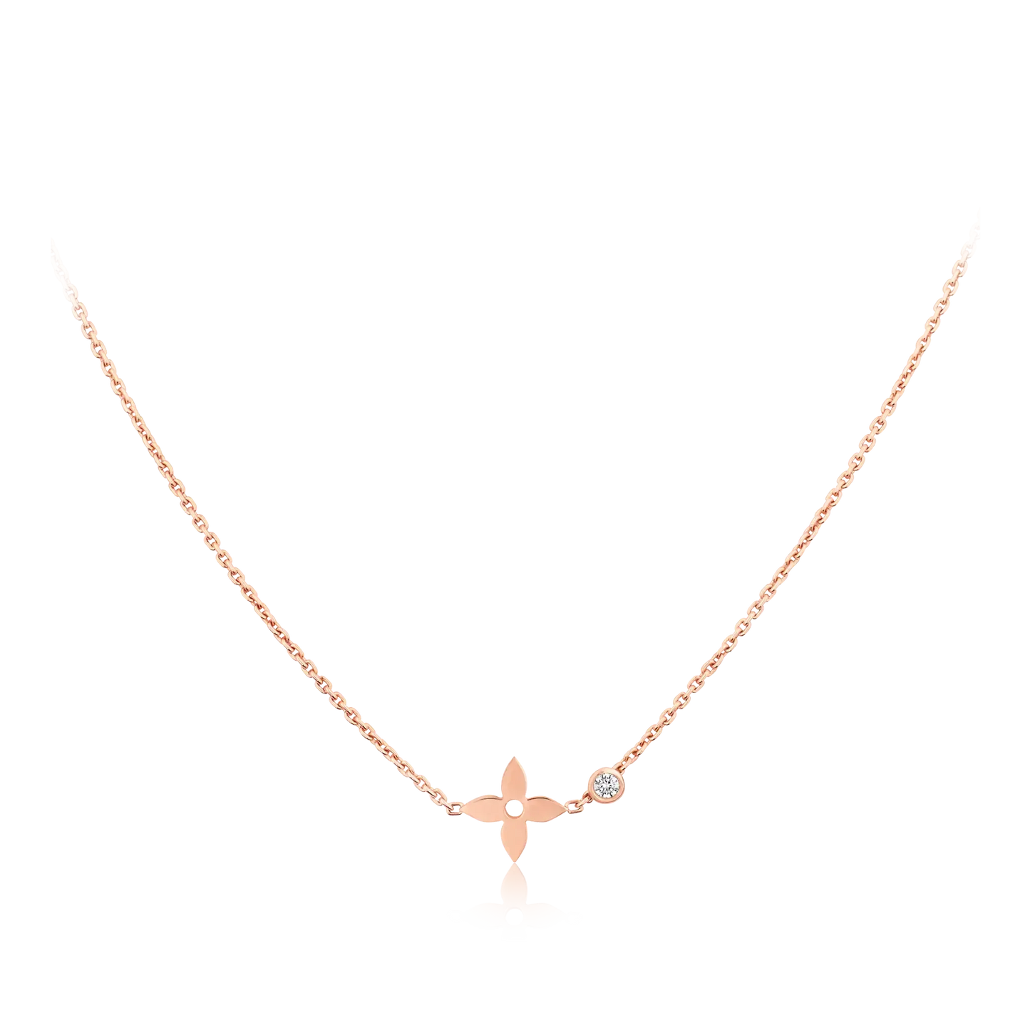 [VCA]BLOSSOM PENDANT PINK GOLD AND DIAMOND