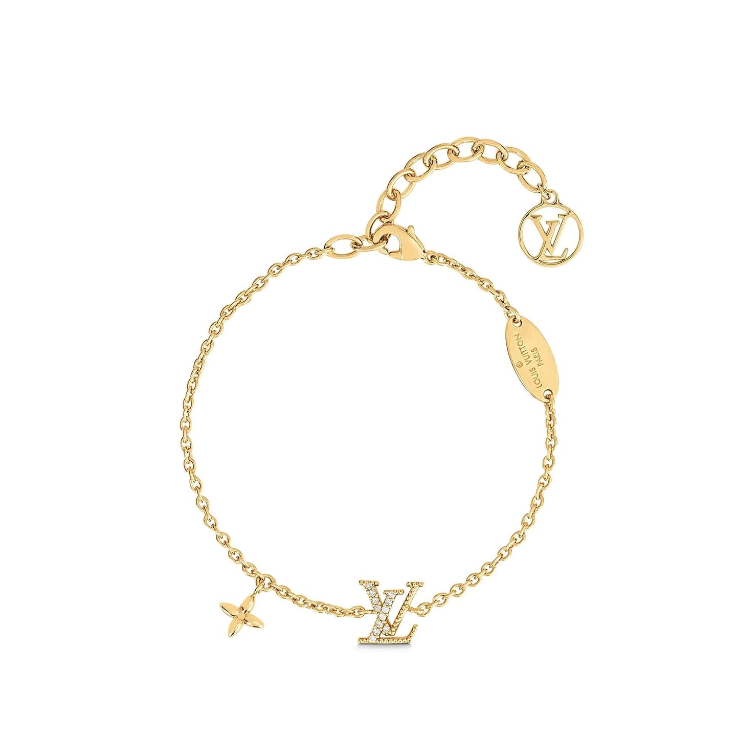 [Loui]LOGO STAR MOTIF GOLD BRACELET