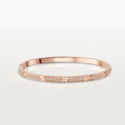 [CAT]LOVE BRACELET 3.65MM DIAMOND-PAVED