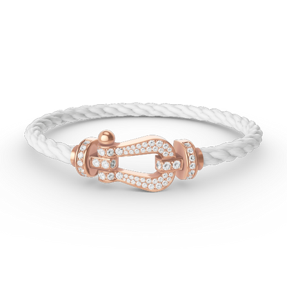 [Frd]FORCE LARGE HORSESHOE FULL DIAMOND BRACELET ROSE GOLD