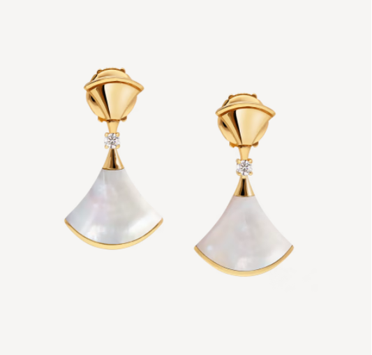 [Blar]DREAM MOP 1 DIAMOND EARRINGS