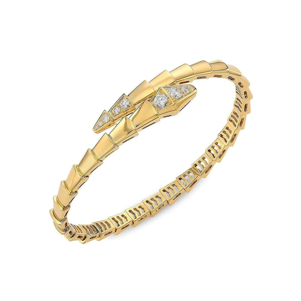 [Blar]SERPENTI BRACELET DIAMONDS PINK GOLD