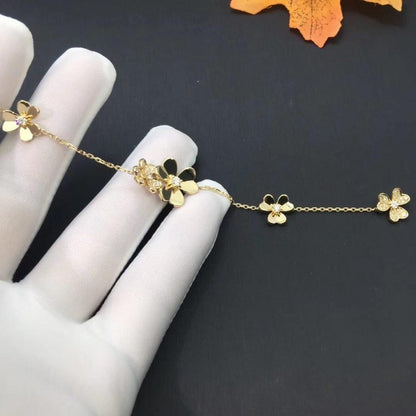 [VCA]FRIVOLE GOLD 5 FLOWERS BRACELET