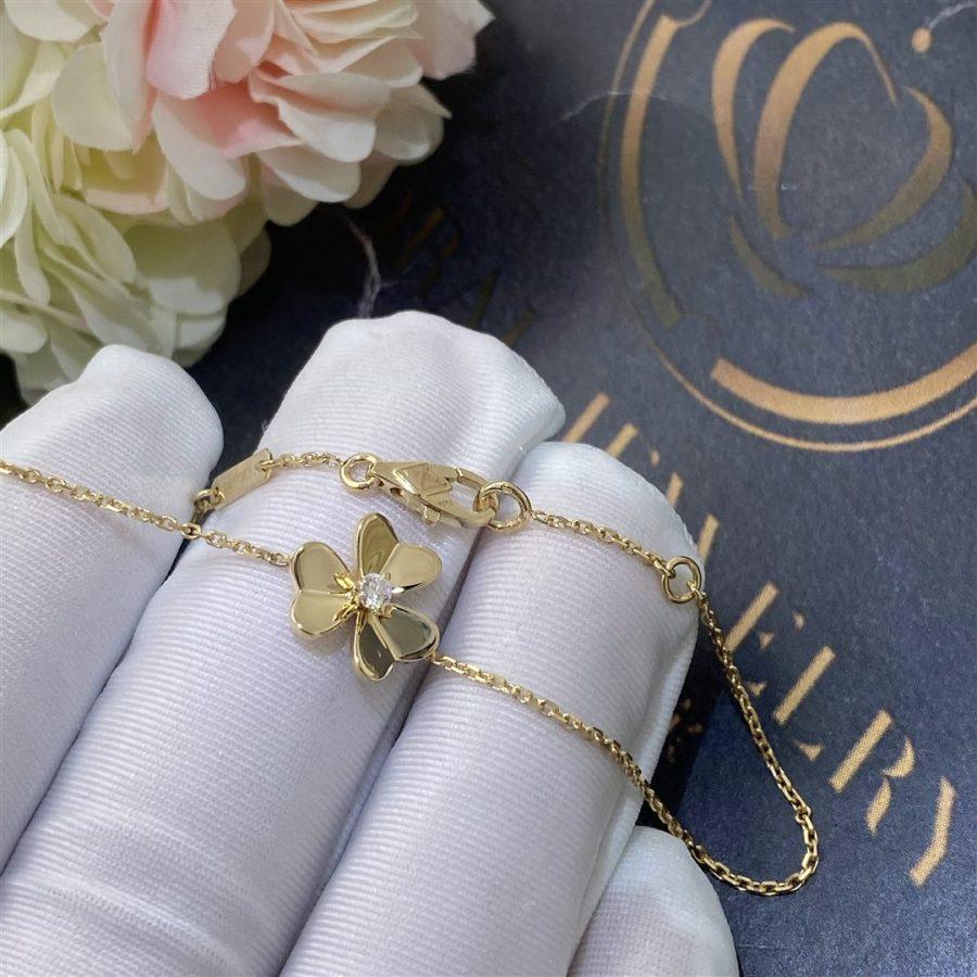 [VCA]FRIVOLE GOLD FLOWER BRACELET