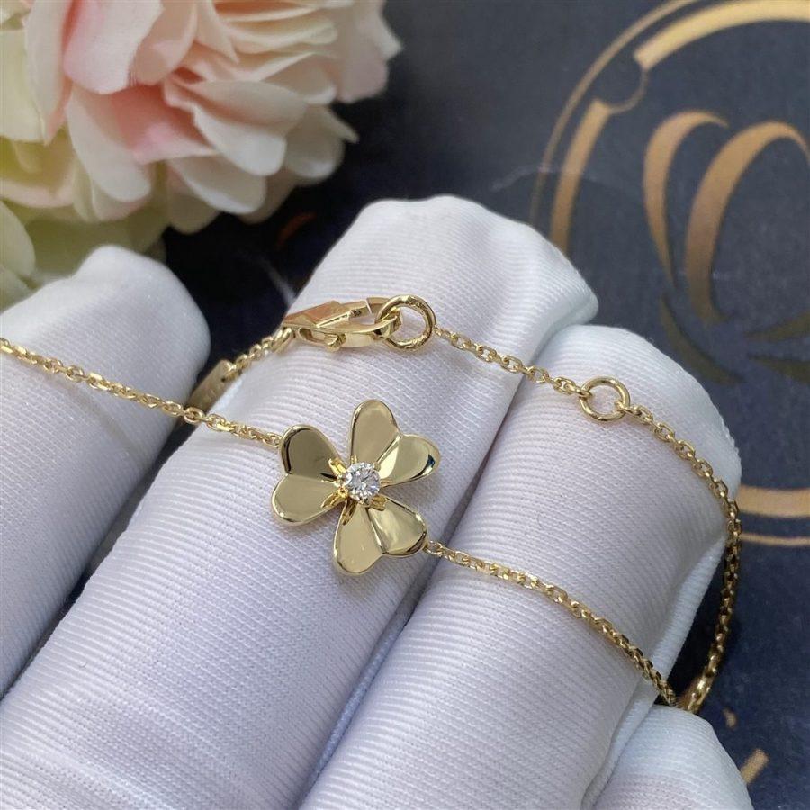 [VCA]FRIVOLE GOLD FLOWER BRACELET